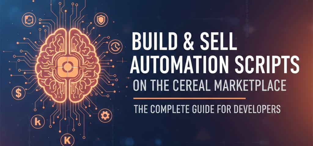 Build & Sell Automation Scripts on the Cereal Marketplace